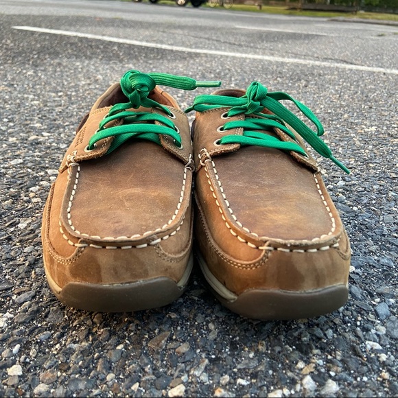 Rockport Works Men’s Sailing Club Steel Toe Boat shoes Size 8 1/2 - Picture 7 of 7